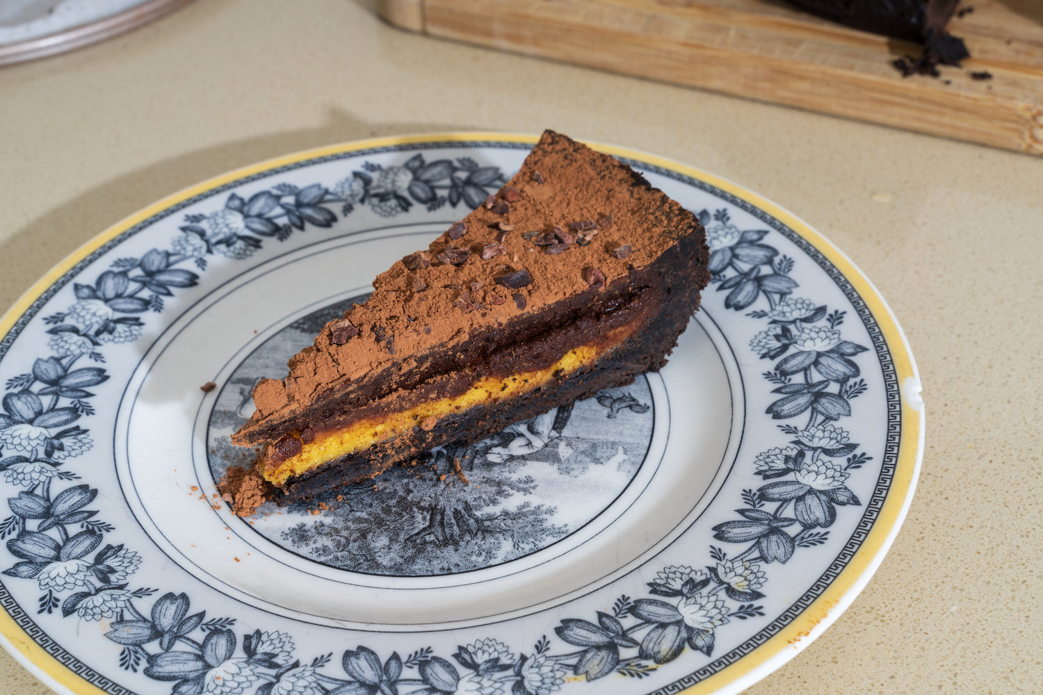 Dark Chocolate Passionfruit Tart