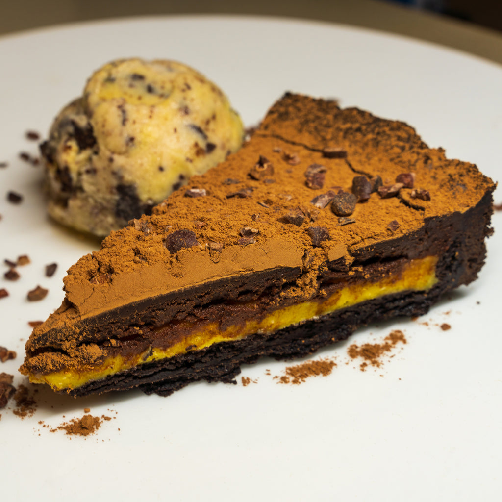 Dark Chocolate Passionfruit Tart