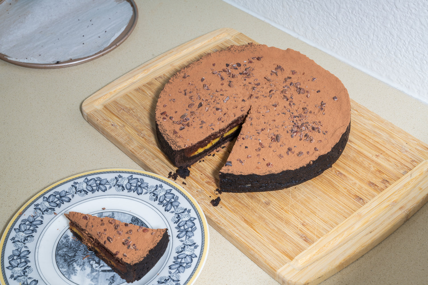 Dark Chocolate Passionfruit Tart